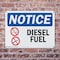 Signmission Diesel Fuel OSHA Notice Sign, Plastic, 14in W x 10in L, 2PK OS-2PACK-NS-P-1014-L-15408 - alternate 5